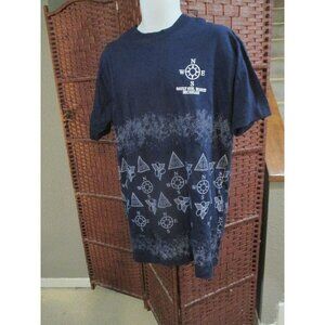 90s All Over  Print T Shirt Nautical Sault Ste Marie Michigan Single Stitch XL
